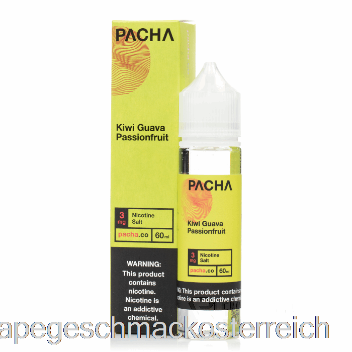 Kiwi, Guave, Passionsfrucht – Pacha – 60 Ml, 6 Mg Vape-Geschmack